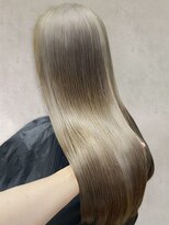 クオリス 上福岡店(QUALIS)&nbsp;20代30代40代髪質改善カラーミルクティアッシュ艶感ストレート