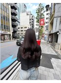 赤坂＊ブリーチなし暗めラベンダーグレージュ