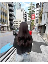ヘアーサロン ウィング(HAIR SALON Wing) 赤坂＊ブリーチなし暗めラベンダーグレージュ