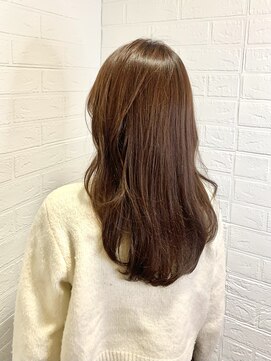 ヘアースペースブルーム プリュス 石橋店(HAIR SPACE BLOOM plus) ピンクブラウン/髪質改善カラー/艶髪/レイヤーカット