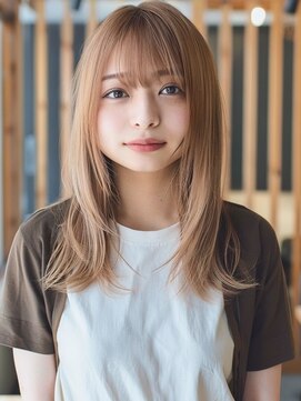 アルトリスト(Altruist Aging×HAIR&SPA) ☆イメチェンピンクベージュアンブレラカラー前髪クールショート