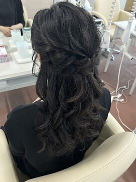 シェル(Shell) ハーフアップ