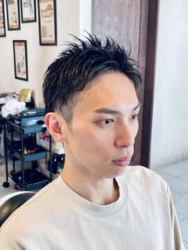 グレイスフルバーバーロンドン 大宮店(Graceful Barber London) 【30代 男性】ロンドンライトツーブロック（大宮/バーバー）