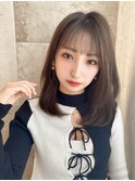ショート ボブ インナーカラー 韓国風5619