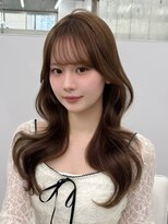 エヌアイ オモテサンドウ(ni omotesando) くびれヘア 透明感ショコラベージュ