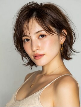 ヒマル 学芸大学(Himaru) 大人女性/ヘアセット/ボブルフ/ネビージュ/小顔/ワンレン