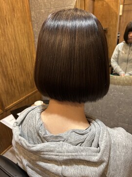 トゥーリ 大野城下大利店(tuuli) 積み重ねケアで叶う艶ボブスタイル