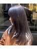 《Jr.スタイリスト限定》カット＋透明感カラー ￥7,700 