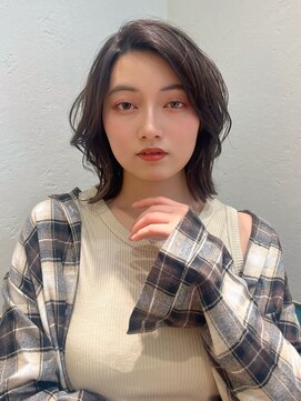 ロンド レグリーズ 立川(Lond leglise) オリーブグレー/ボブ/顔周り/小顔/レイヤー/髪質改善/縮毛矯正