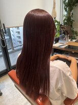 シオ 流山おおたかの森(Sio)&nbsp;カーディナルレッド髪質改善カラー