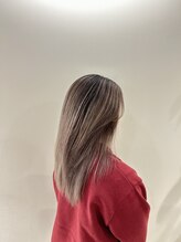 ジジバイモップス(jiji byMOPS) シルバー バレイヤージュ