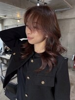 ナループロアボタン(Nalu pu loa BOTAN)&nbsp;バタフライカット/レイヤーカット/ピンクブラウン