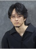 【フェザーショート】短髪/ニュアンスパーマ/ツーブロック/men's