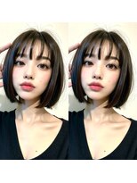 ウィールール 札幌店(WE RULE)&nbsp;小顔見せ！韓国風タッセルボブ×艶感シースルーバング