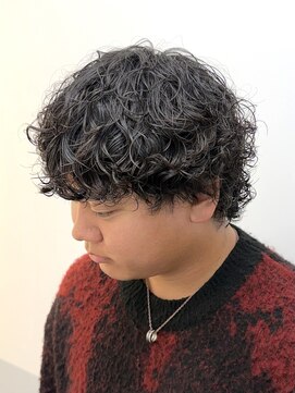 MEN’S HAIR/波巻ツイストスパイラル/フェザーパーマ/北堀江O