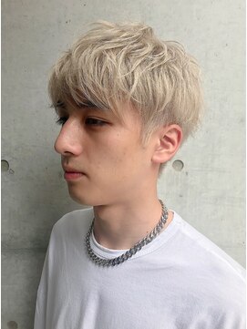 ブリーチ／ダブルカラー／ハイトーン／メンズ／メンズブリーチ