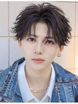 アストラ(ASTRA) MEN’S HAIR/波巻きツイストスパイラル/リバースセンターパート