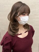 パルス ヨコハマ(PULSE yokohama) 王道ミディアムレイヤーカット顔まわりカット内巻きワンカール