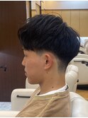 ローフェードマッシュスタイル