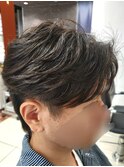 毛流れフェザーパーマ