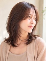 ヘアケアサロン シェーン(hair care salon Schon)&nbsp;レイヤーミディ/ミディアム/顔まわりレイヤー/髪質改善/艶髪