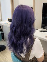 エル オオサカ 心斎橋店(L. OSAKA) ダークパープル/ブリーチ/ダブルカラー/ハイトーン/ロング