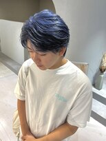 ワークスヘアー(WORKS HAIR)&nbsp;ブリーチありラベンダーブルー