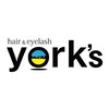 ヘアーアンドアイラッシュ ヨーク(Hair&eyelash york's)のお店ロゴ