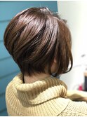 【メリハリショート】ショートボブのおしゃれスタイル