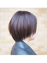 ノエル ヘアー アトリエ(Noele hair atelier) 『Noele』マッシュショート×パープルガーネット