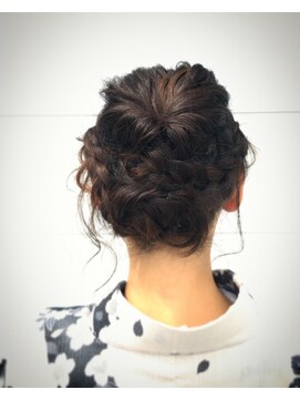 アットグレイス(@grace) 浴衣アップ/ヘアアレンジ/グレージュカラー金沢◎20代30代40代