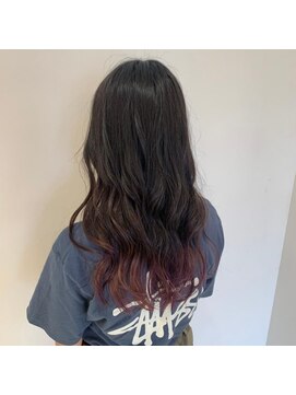 ネオヘアー 京成曳舟店(NEO Hair) ウェーブロング×裾カラー【京成曳舟】