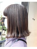 外ハネBob×ハイライト