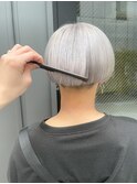 【GUEST_STYLE】White Gray   #ケアブリーチ#ホワイトアッシュ