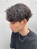 カット+スパイラルパーマ+3stepトリートメント￥14500 #原宿#メンズ#韓国