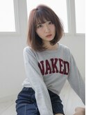 ●大人かわいい小顔ひし形ショートボブ20代30代40代