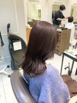 ネオリーブギンザ 銀座店(Neolive GINZA) 艶感たっぷり！暖色ラベンダーカラー《小林》