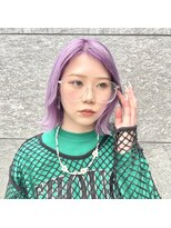 ユートピア(U topia)&nbsp;#ペールバイオレット　#透明感カラー　#ブリーチ3回～