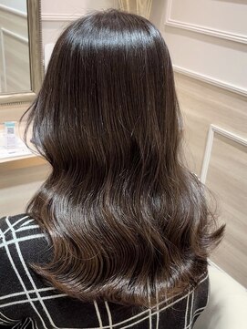 アンド ラ ブランシュ(&.La Blanche) ショコラアッシュ/ふんわりカール/縮毛矯正/ストレート/大宮