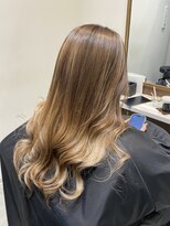 トッカ 仙台東口店(tocca)&nbsp;ミルクティーバレイヤージュ　「高橋」