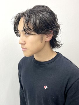 ヒロギンザ 川崎店(HIRO GINZA) ナチュラルパーマウルフスタイル