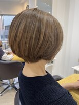 50代美髪ショートボブ