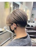 刈り上げハンサムショート☆デザインカラー