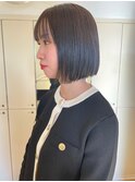切りっぱなしボブ