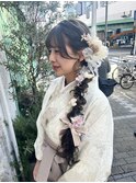 人気♪サイド編み下ろし