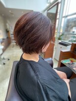 セルボーン&nbsp;ショート/ショートボブ/オレンジブラウン/質感再整カラー