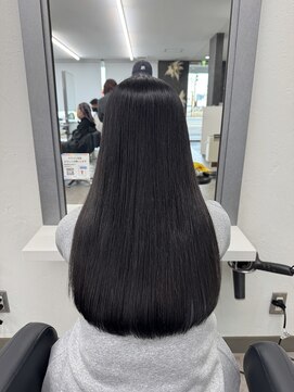 ガルボヘアー 桟橋店(garbo hair) 髪質改善 くせ毛 ストレート 縮毛矯正 艶髪 ロング 湿気対策