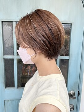 エルズ 大宮店(ailes) ショートボブ×ハンサムショート[大宮/大宮駅/ショート/パーマ]