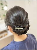 手ぐし艶シニヨン【京都/ヘアセット/着付け】