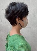 #夏のショートパーマ